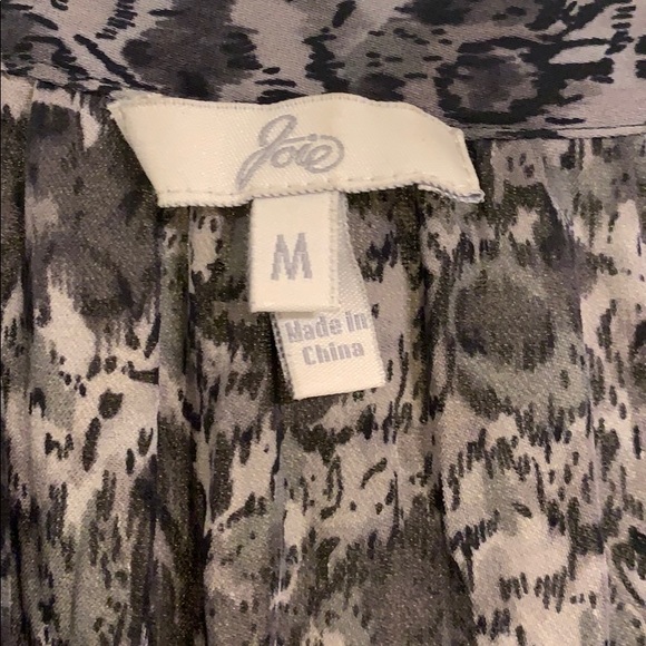 JOIE Ruffle Silk Blouse - Picture 3 of 4